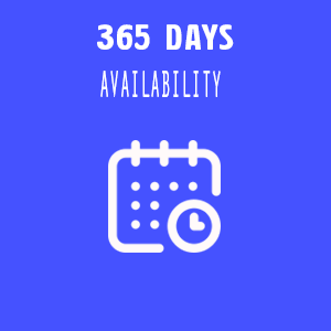 365 days availability